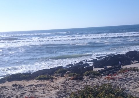 Strand Pedragao -Klippen