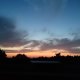 Sonnenuntrgang im Garten